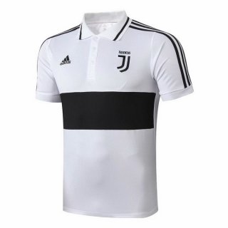 Polo Juventus 2019 2020 Blanc Noir Pas Cher