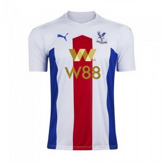 Thailande Maillot Crystal Palace Exterieur 2020 2021 Blanc Pas Cher