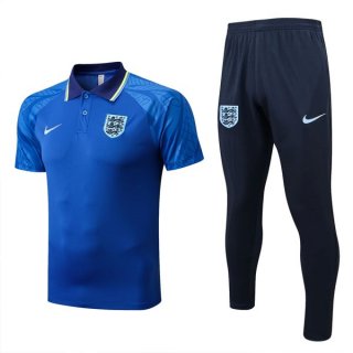 Polo Angleterre Ensemble Complet 2022 2023 Bleu