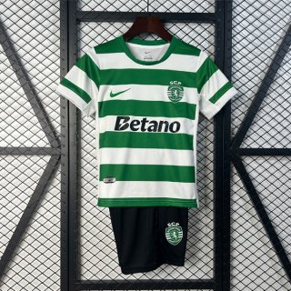 Maillot Sporting Lisbon Domicile Enfant 2025 2026 Maillot Sporting Lisbon Domicile Enfant 2025 2026