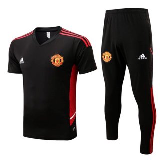 Maillot Manchester United Ensemble Complet 2022 2023 Noir Maillot Manchester United Ensemble Complet 2022 2023 Noir