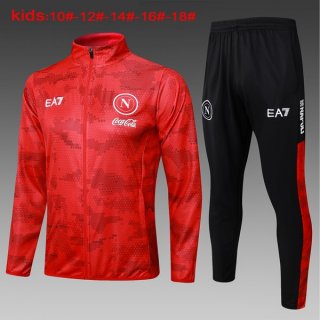 Enfant Survetement Naples 2024 2025 Rouge Enfant Survetement Naples 2024 2025 Rouge