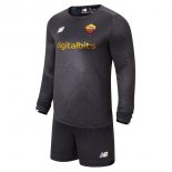 Maillot AS Roma Domicile Gardien Enfant 2021 2022 Pas Cher