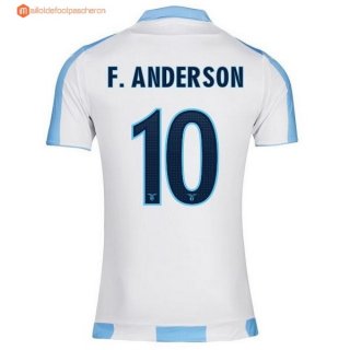 Maillot Lazio Exterieur F.Anderson 2017 2018 Pas Cher