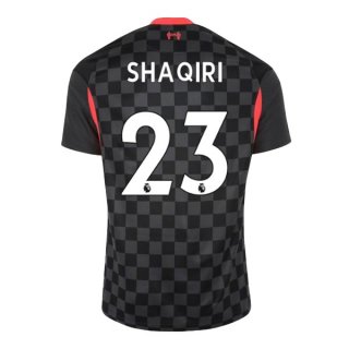 Maillot Liverpool NO.23 Shaqiri Third 2020 2021 Noir Pas Cher