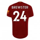 Maillot Liverpool NO.24 Brewster Domicile 2019 2020 Rouge Pas Cher