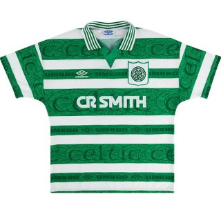 Thailande Maillot Celtic Domicile Retro 1995 1997 Vert Pas Cher