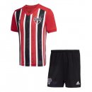 Maillot São Paulo Exterieur Enfant 2020 2021 Rouge Pas Cher