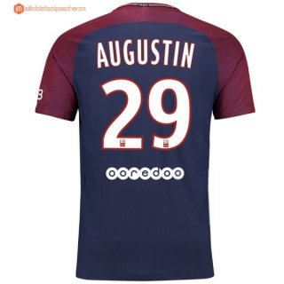 Maillot Paris Saint Germain Domicile Augustin 2017 2018 Pas Cher