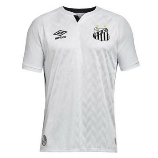 Thailande Maillot Santos Domicile 2020 2021 Blanc Pas Cher