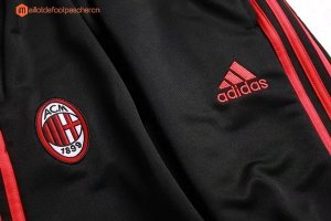 Survetement Milan 2017 2018 Rouge Noir Pas Cher