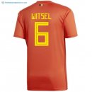 Maillot Belgica Domicile Witsel 2018 Rouge Pas Cher