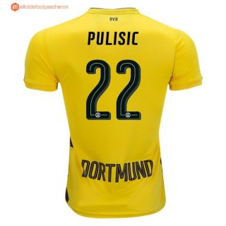 Maillot Borussia Dortmund Domicile Pulisic 2017 2018 Pas Cher