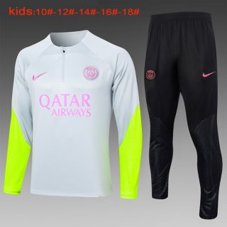 Enfant Training PSG 2024 2025 Gris Rose