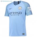 Maillot Manchester City Domicile 2018 2019 Bleu Pas Cher