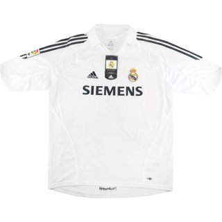 Maillot Real Madrid Domicile Retro 2005/06 Blanc Pas Cher Maillot Real Madrid Domicile Retro 2005/06 Blanc Pas Cher