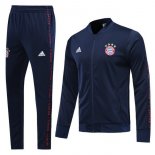 Survetement Bayern Munich 2019 2020 Bleu Marine Pas Cher