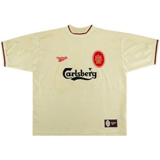 Thailande Maillot Liverpool Exterieur Retro 1996 1997 Blanc Pas Cher Thailande Maillot Liverpool Exterieur Retro 1996 1997 Blanc Pas Cher