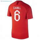 Maillot Angleterre Exterieur Cahill 2018 Rouge Pas Cher