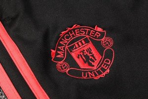 Survetement Manchester United 2018 2019 Rouge Noir Blanc Pas Cher
