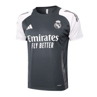 Maillot Entrainement Real Madrid 2024 2025 Gris Maillot Entrainement Real Madrid 2024 2025 Gris