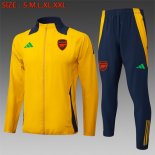 Survetement Arsenal 2025 2026 Jaune
