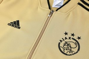 Survetement Ajax 2018 2019 Jaune Noir Pas Cher