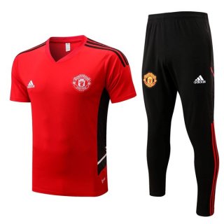 Maillot Manchester United Ensemble Complet 2022 2023 Rouge Maillot Manchester United Ensemble Complet 2022 2023 Rouge