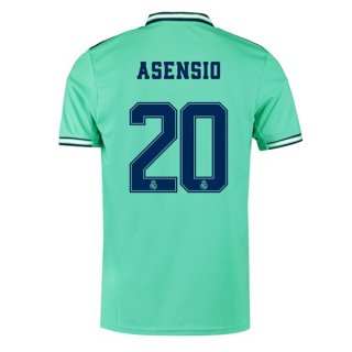 Maillot Real Madrid NO.20 Asensio Third 2019 2020 Vert Pas Cher Maillot Real Madrid NO.20 Asensio Third 2019 2020 Vert Pas Cher