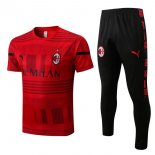 Maillot AC Milan Ensemble Complet 2022 2023 Rouge