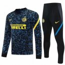 Survetement Inter Milan 2020 2021 Bleu Jaune Pas Cher