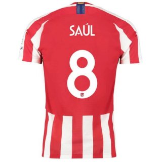 Thailande Maillot Atlético de Madrid NO.8 Saúl Domicile 2019 2020 Rouge Thailande Maillot Atlético de Madrid NO.8 Saúl Domicile 2019 2020 Rouge
