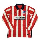 Thailande Maillot Atlético De Madrid Domicile ML 2020 2021 Rouge Pas Cher