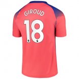 Maillot Chelsea NO.18 Giroud Third 2020 2021 Orange Pas Cher