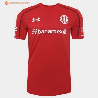 Maillot Deportivo Toluca Domicile 2017 2018 Pas Cher