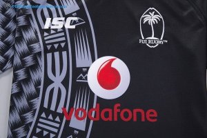 Maillot Rugby Fidji Exterieur 2017 2018 Noir Pas Cher
