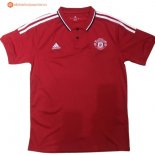 Polo Manchester United 2017 2018 Rouge Blanc Pas Cher