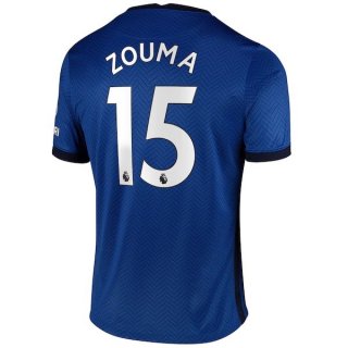 Maillot Chelsea NO.15 Zouma Domicile 2020 2021 Bleu Pas Cher