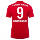 Maillot Bayern Munich NO.9 Lewandowski Domicile 2019 2020 Rouge Pas Cher