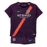 Maillot Manchester City Third Enfant 2018 2019 Purpura Pas Cher