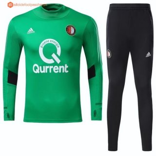 Survetement Feyenoord Rotterdam Enfant 2017 2018 Vert Pas Cher