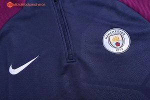 Survetement Manchester City 2017 2018 Bleu Purpura Pas Cher