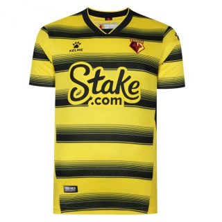 Maillot Watford Domicile 2021 2022 Jaune Pas Cher