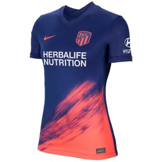 Maillot Atletico Madrid Exterieur Femme 2021 2022 Pas Cher