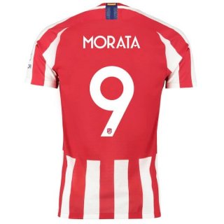 Thailande Maillot Atlético de Madrid NO.9 Morata Domicile 2019 2020 Rouge