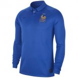 Maillot France Édition Commémorative ML 100th Bleu Pas Cher