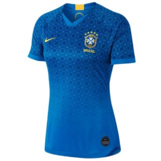 Maillot Brésil Exterieur Femme 2019 Bleu Pas Cher