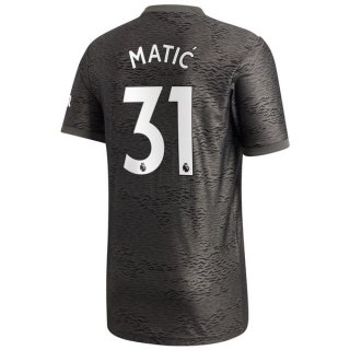 Maillot Manchester United NO.31 Matic Exterieur 2020 2021 Noir Pas Cher Maillot Manchester United NO.31 Matic Exterieur 2020 2021 Noir Pas Cher