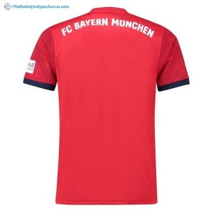 Thailande Maillot Bayern Munich Domicile 2018 2019 Rouge Pas Cher