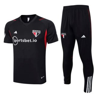 Maillot Sao Paulo Ensemble Complet 2023 2024 Noir Maillot Sao Paulo Ensemble Complet 2023 2024 Noir